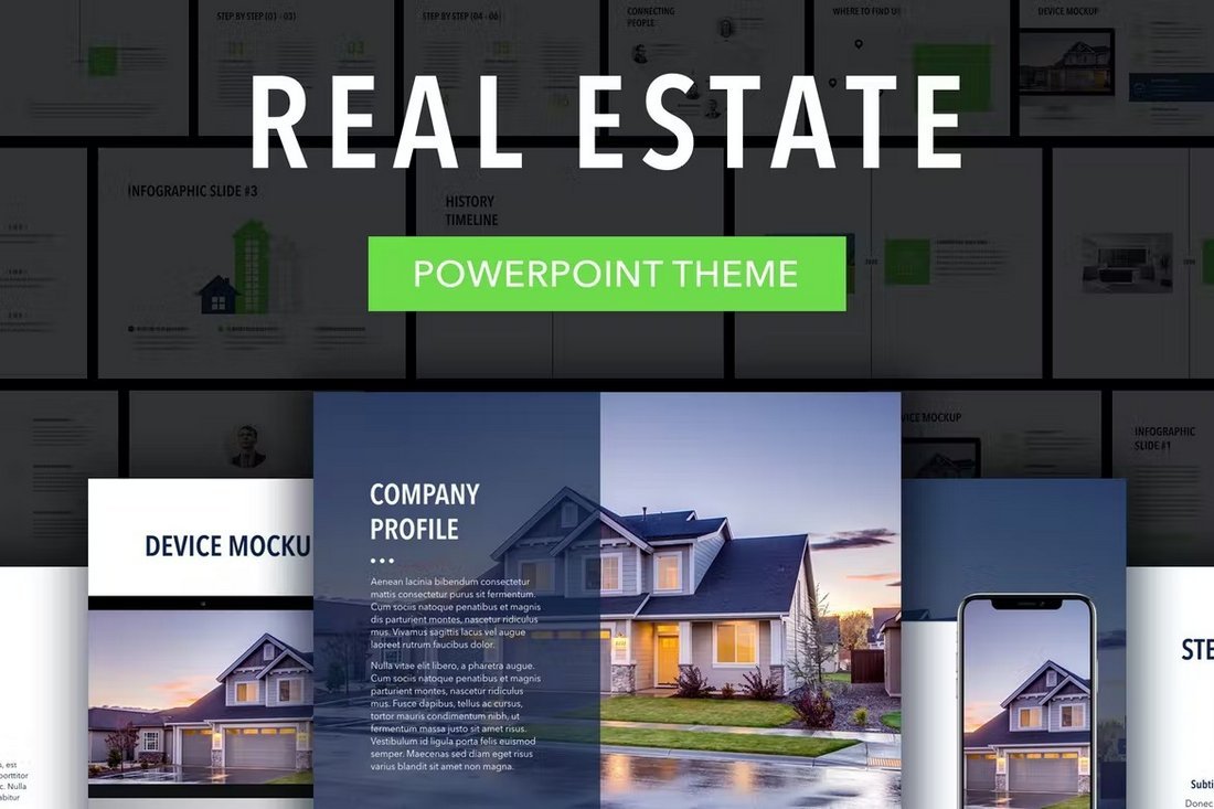 Modern Real Estate Listing PowerPoint Presentation