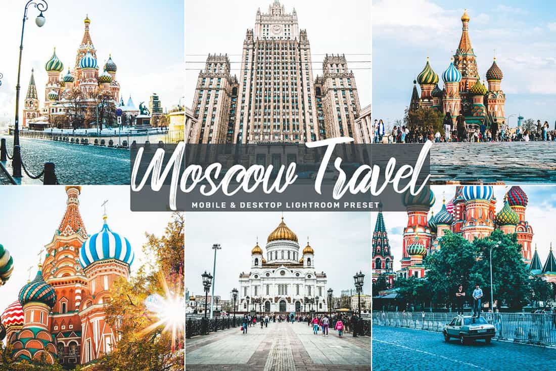 Moscow Travel Mobile & Desktop Lightroom Preset