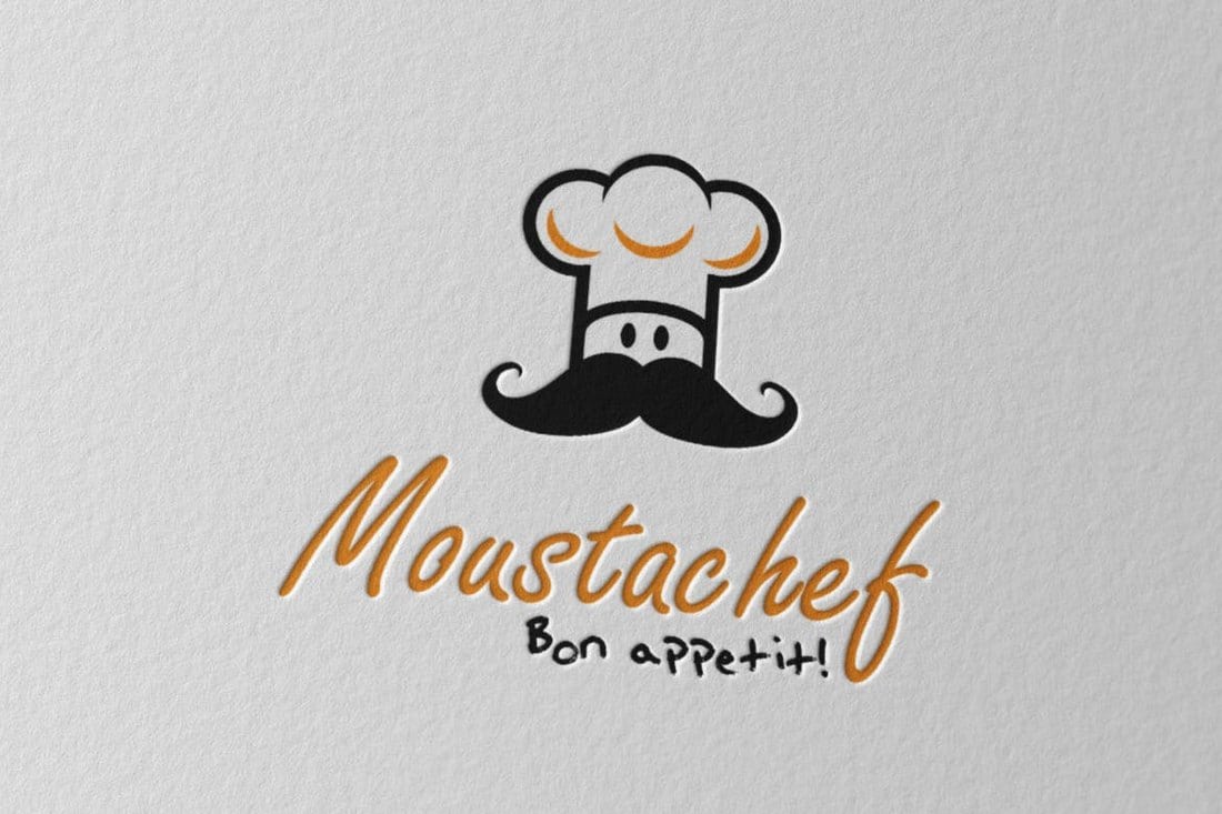 Moustachef Logo Template