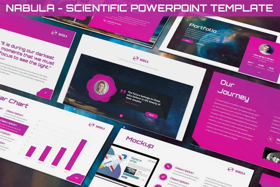 Nabula - Scientific Powerpoint Template