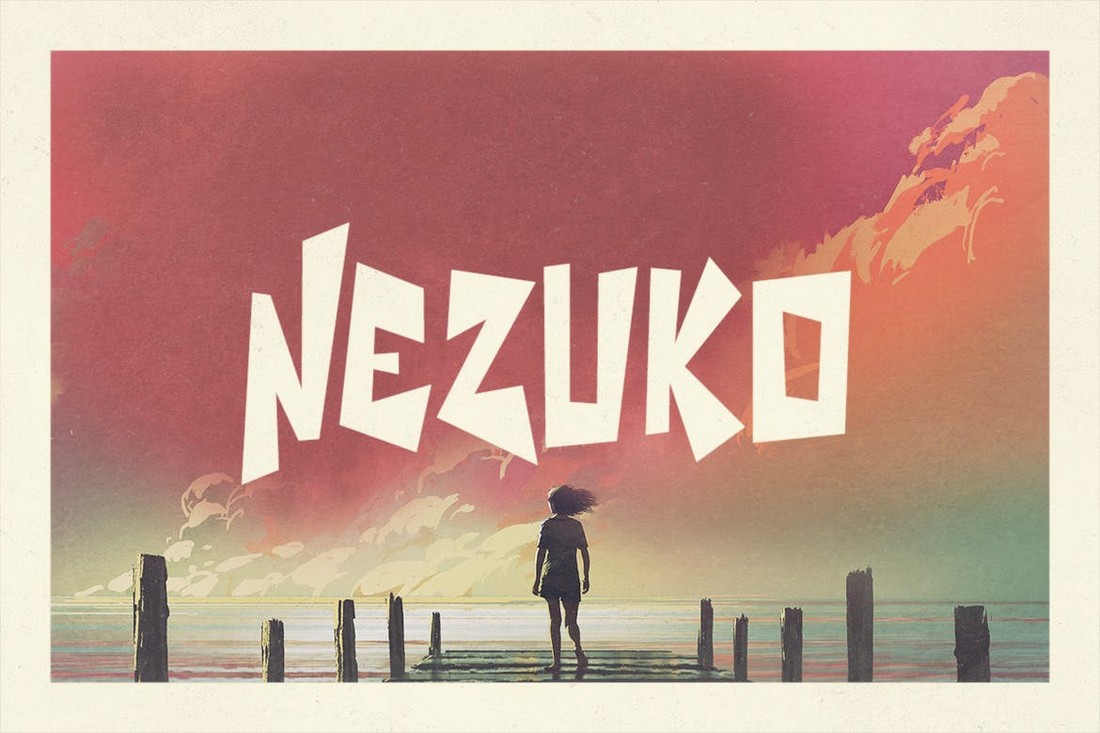 Nezuko - Creative Bold Typeface