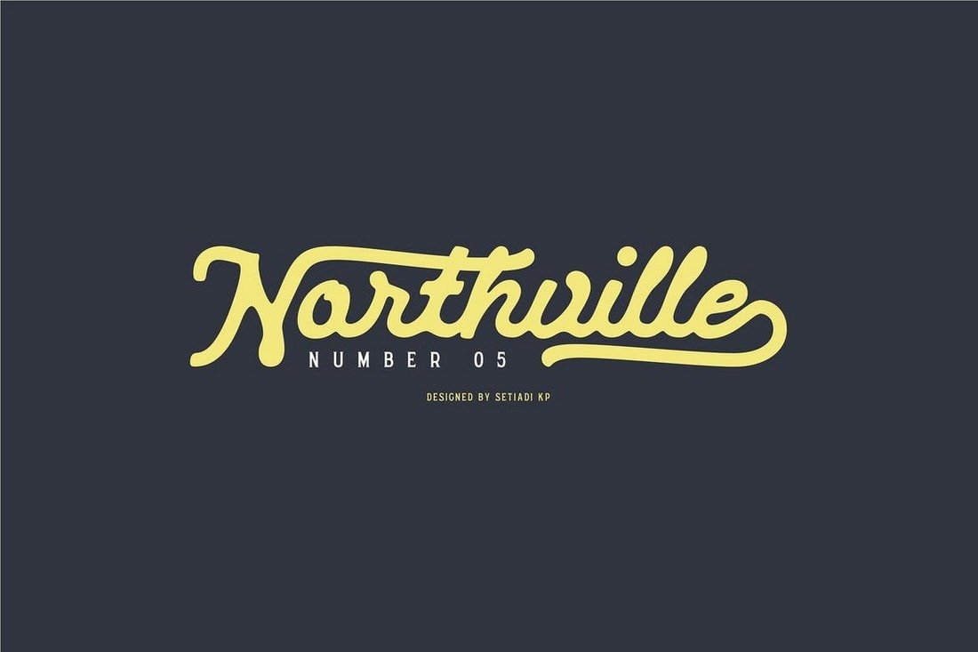 Northville - Unique Handwritten Font