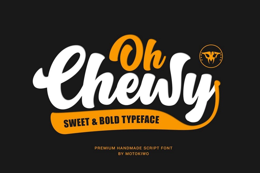 Oh Chewy - Bold Script Font