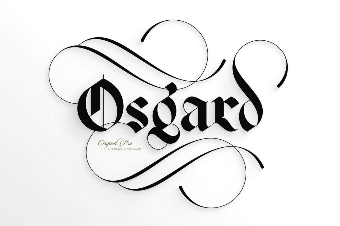 Osgard Pro - Elegant Gothic Font