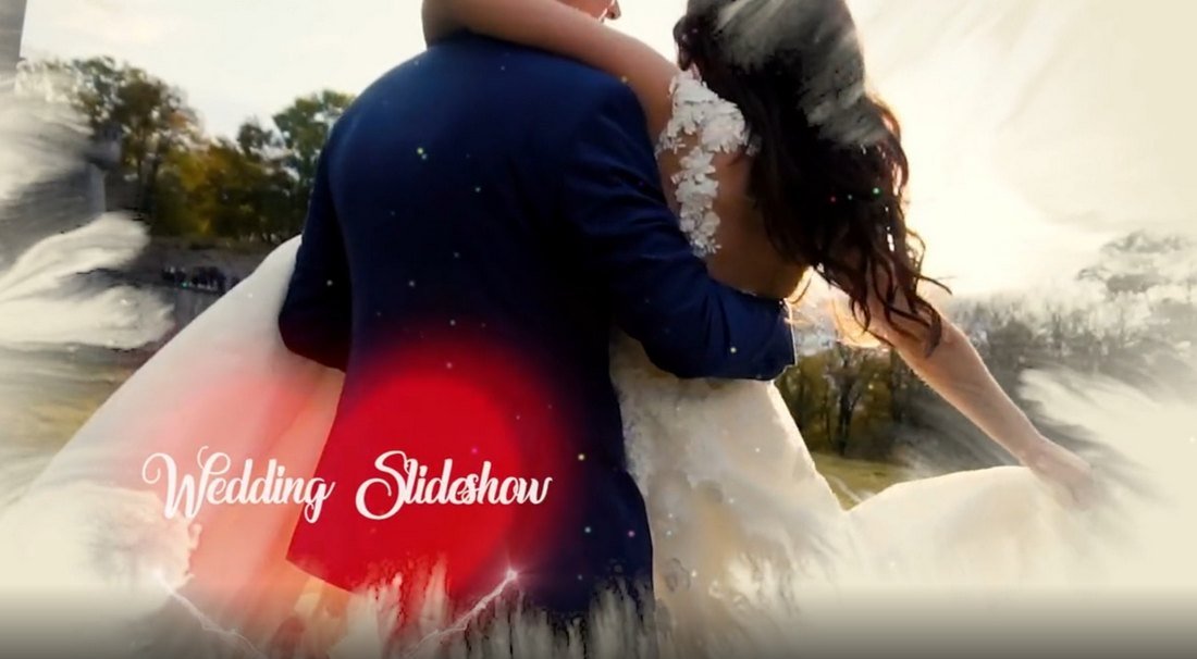 Particle Heart - Free Wedding Premiere Pro Template