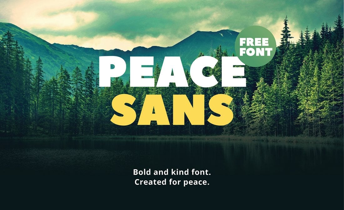 Peace Sans - Free Presentation Font