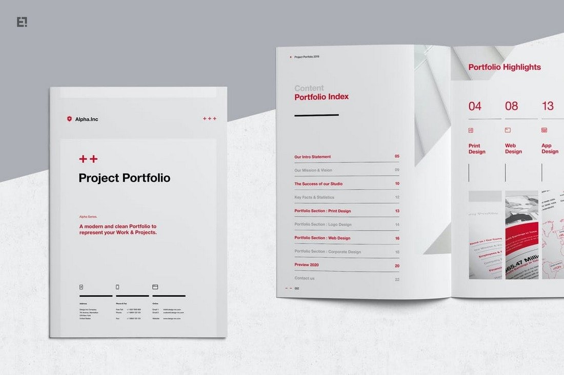 Portfolio - Affinity Publisher Brochure Template