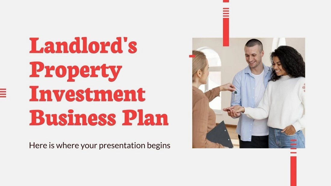 Property Investment - Free Real Estate PowerPoint Template