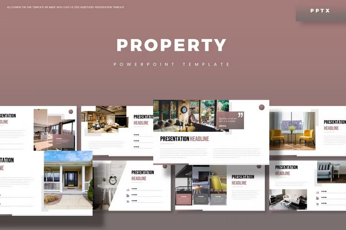 Property - Real Estate Listing Presentation Powerpoint Template