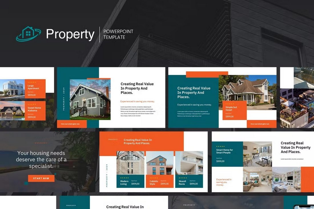 Property - Real Estate Presentation PowerPoint Template