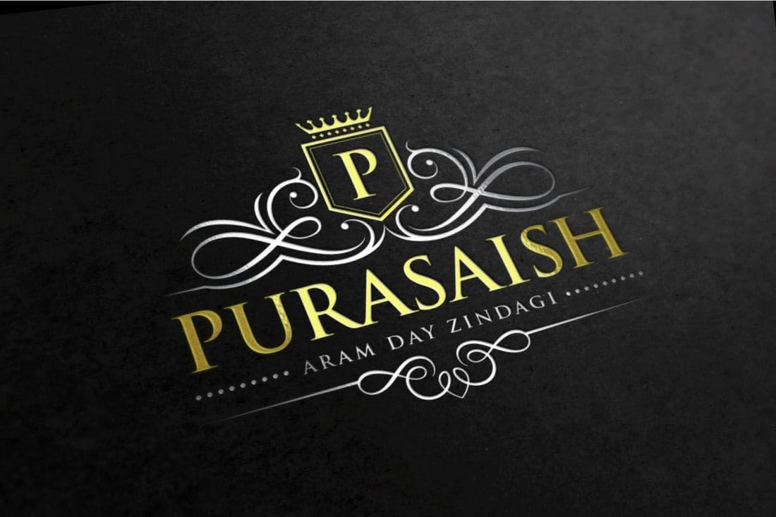 Purasaish Luxury Logo Template