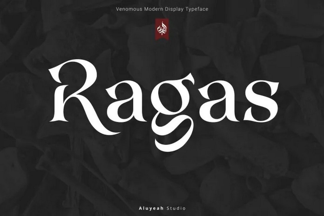 Ragas - Free Stylish Curvy Font
