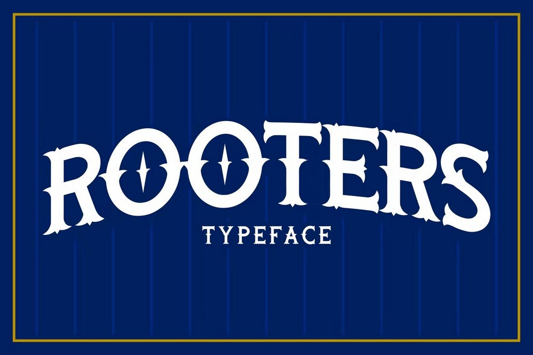 Rooters - Classic Baseball Font