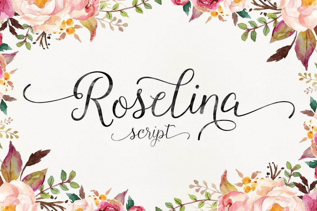 Roselina Script - Stylish Curvy Font