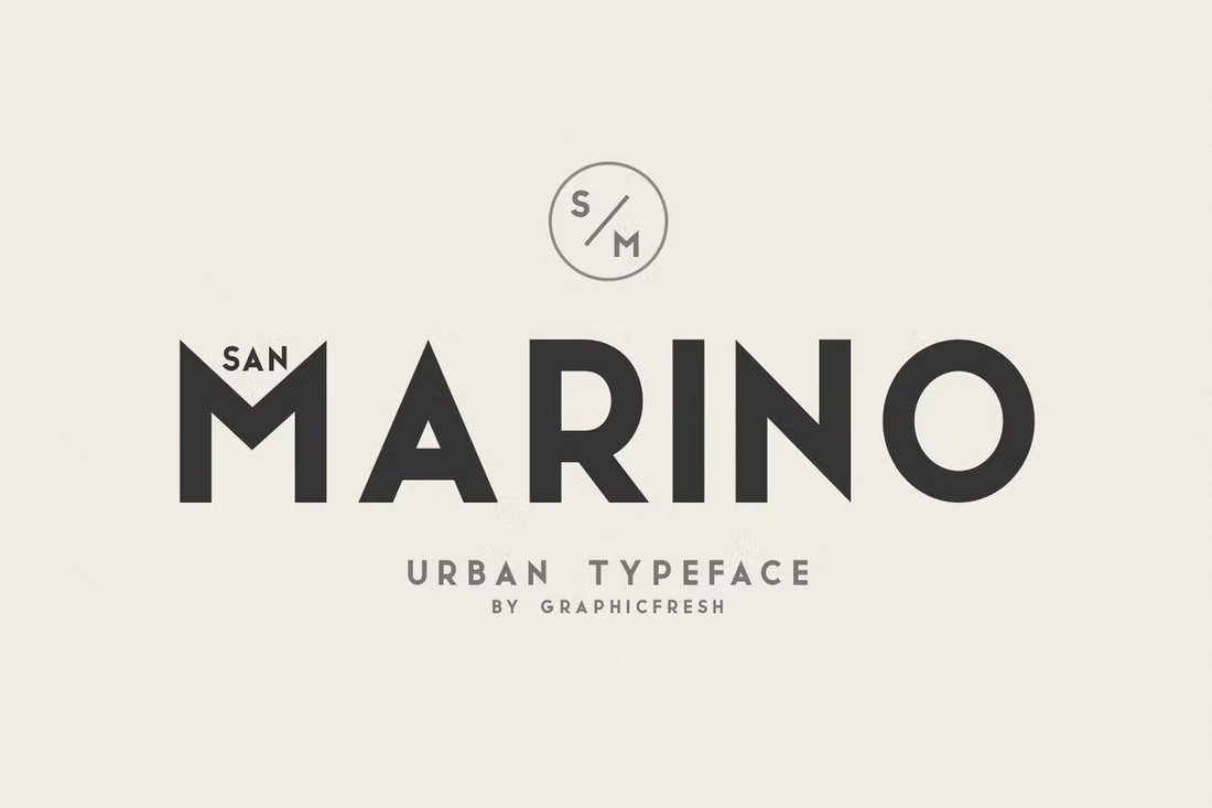 San Marino - Urban Font Family for Presentations
