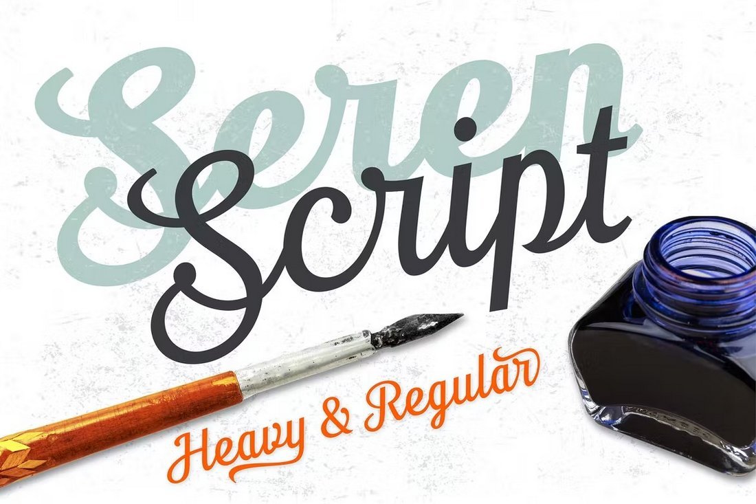 Seren Script - Modern Curvy Font