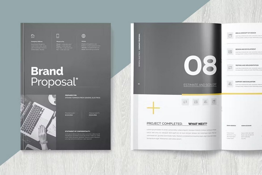 Simple Brand Proposal Template
