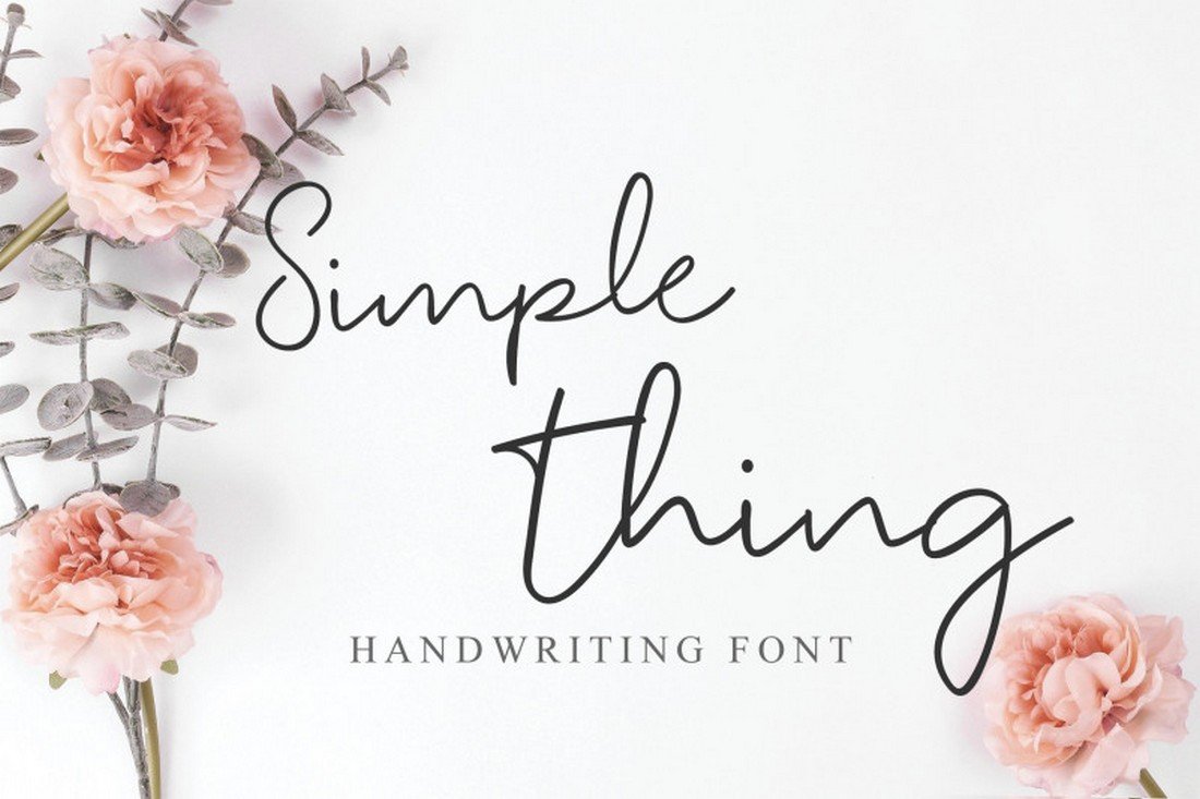 Simple Thing - Free Handwriting Font
