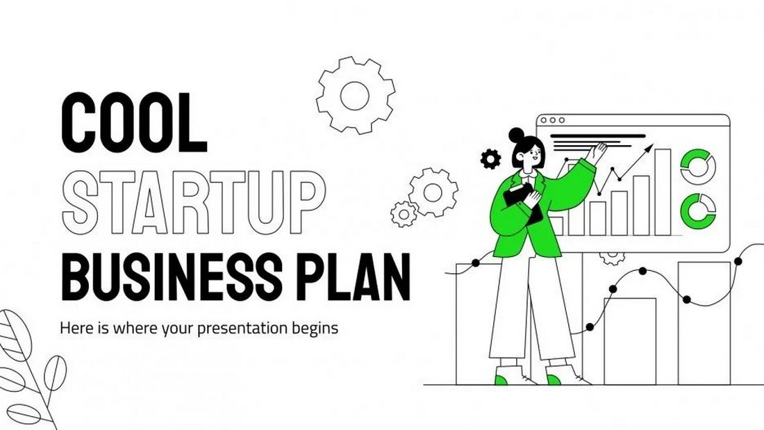 Startup Business Plan Free Minimal Google Slides Theme