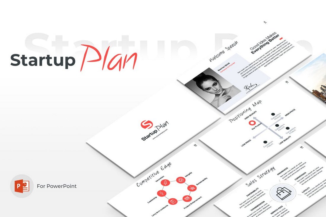 Startup Plan - Technology PowerPoint Template