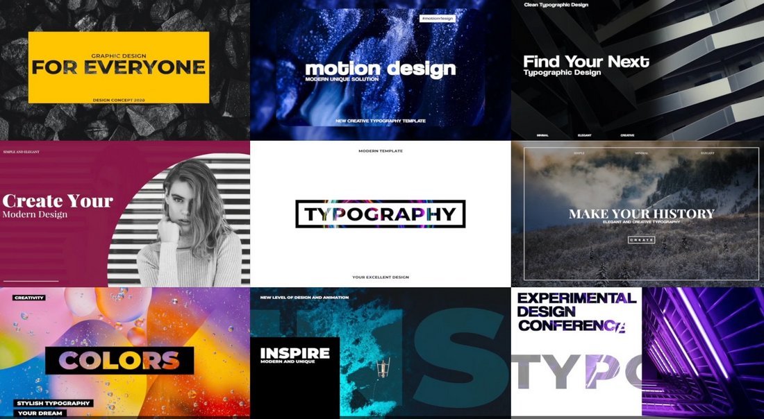 Stylish Typography Templates for Final Cut Pro