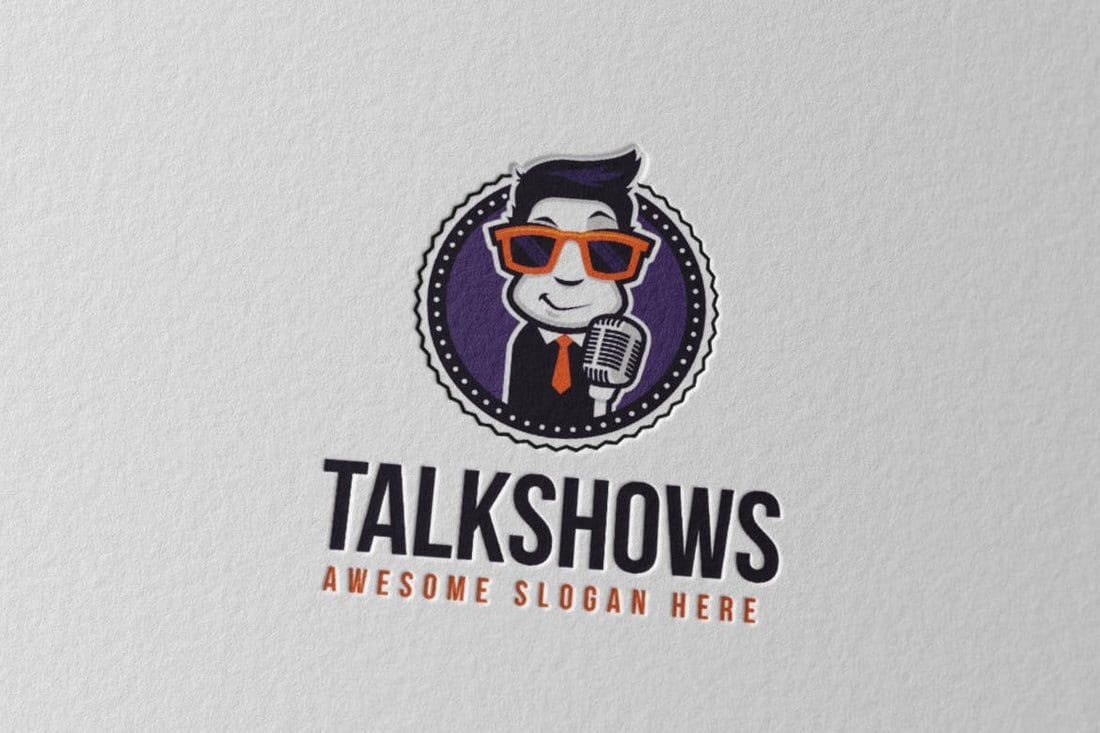 Talkshows Logo Template