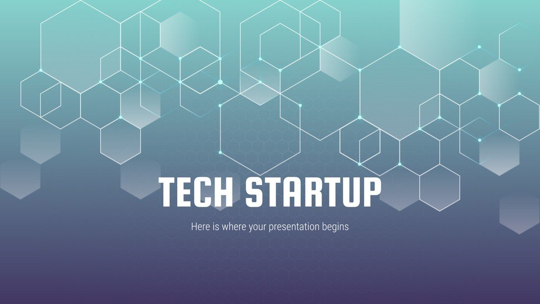 Tech Startup Presentation - Free PowerPoint Template