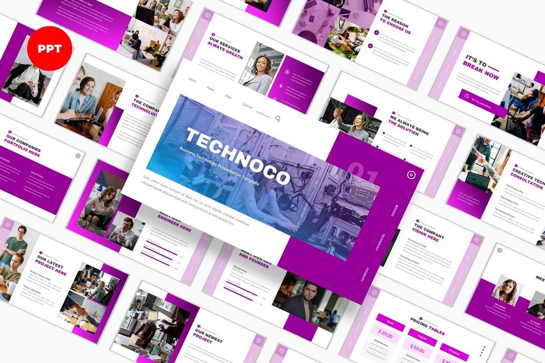 Technoco - Technology PowerPoint Template