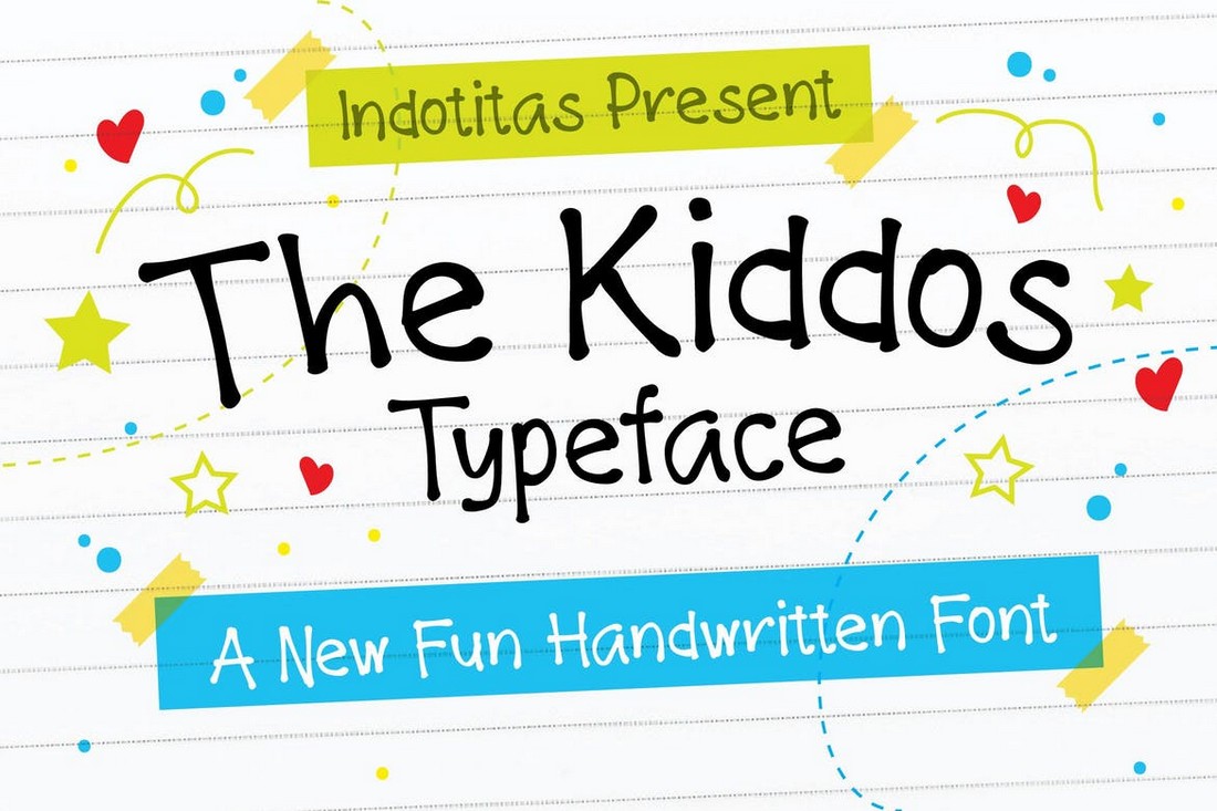 The Kiddos - Fun Handwritten Friendly Font