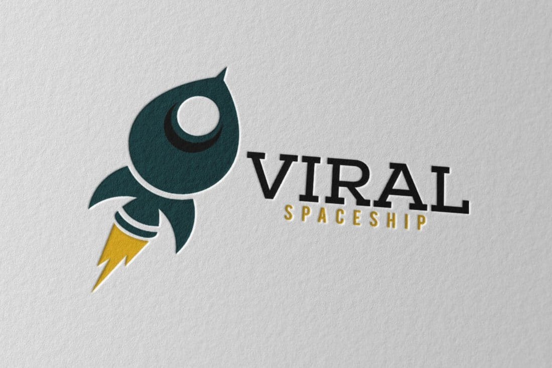 Viral Spaceship Logo