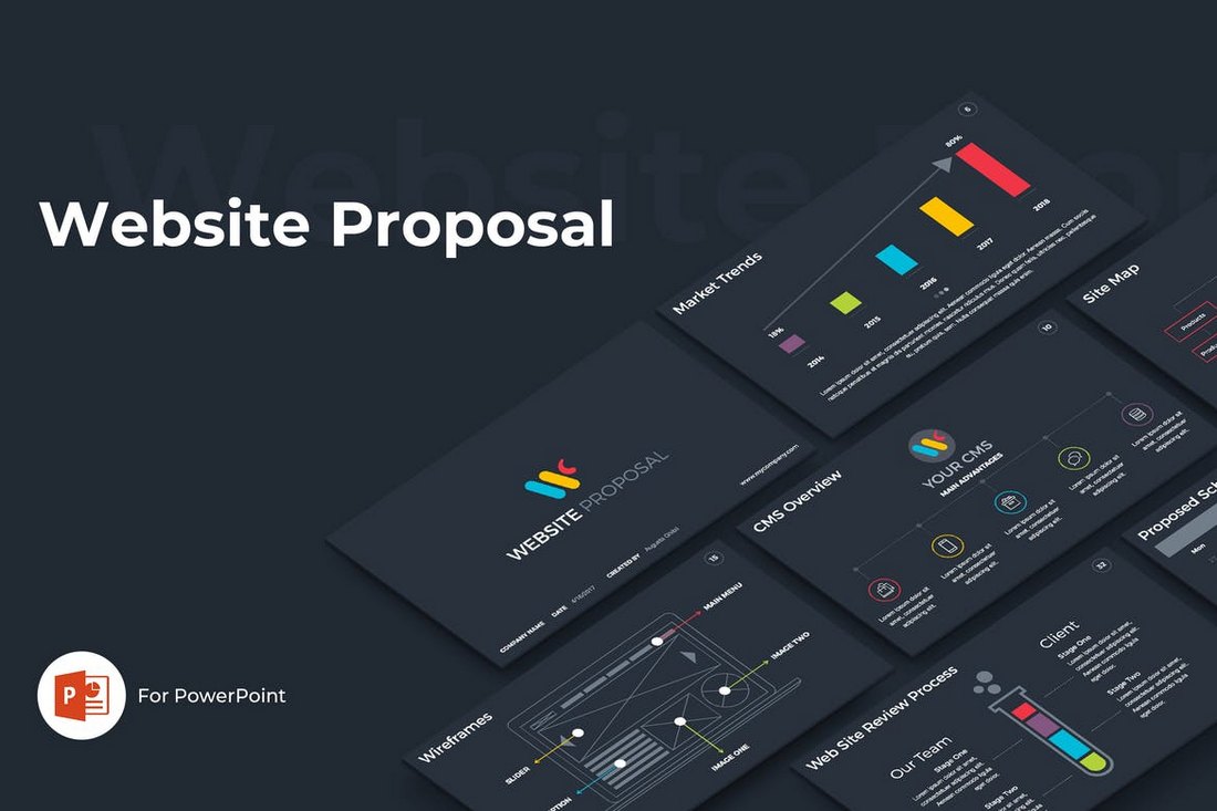 Website Proposal - Technology PowerPoint Template