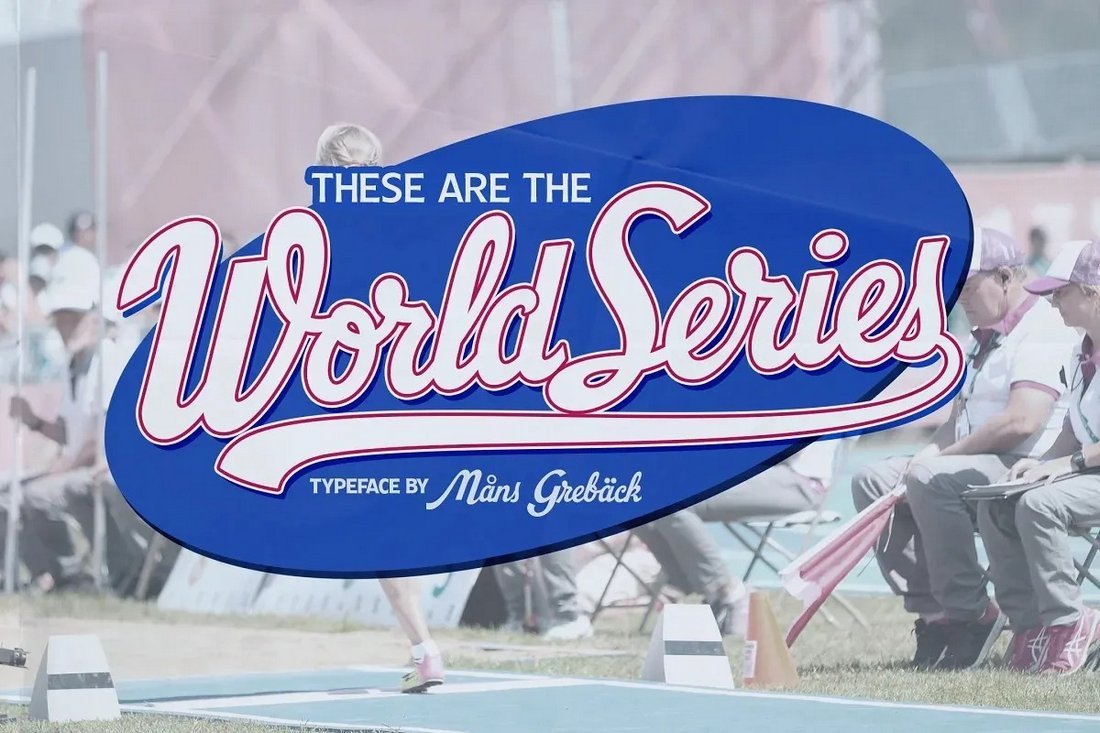 World Series - Free Baseball Script Font