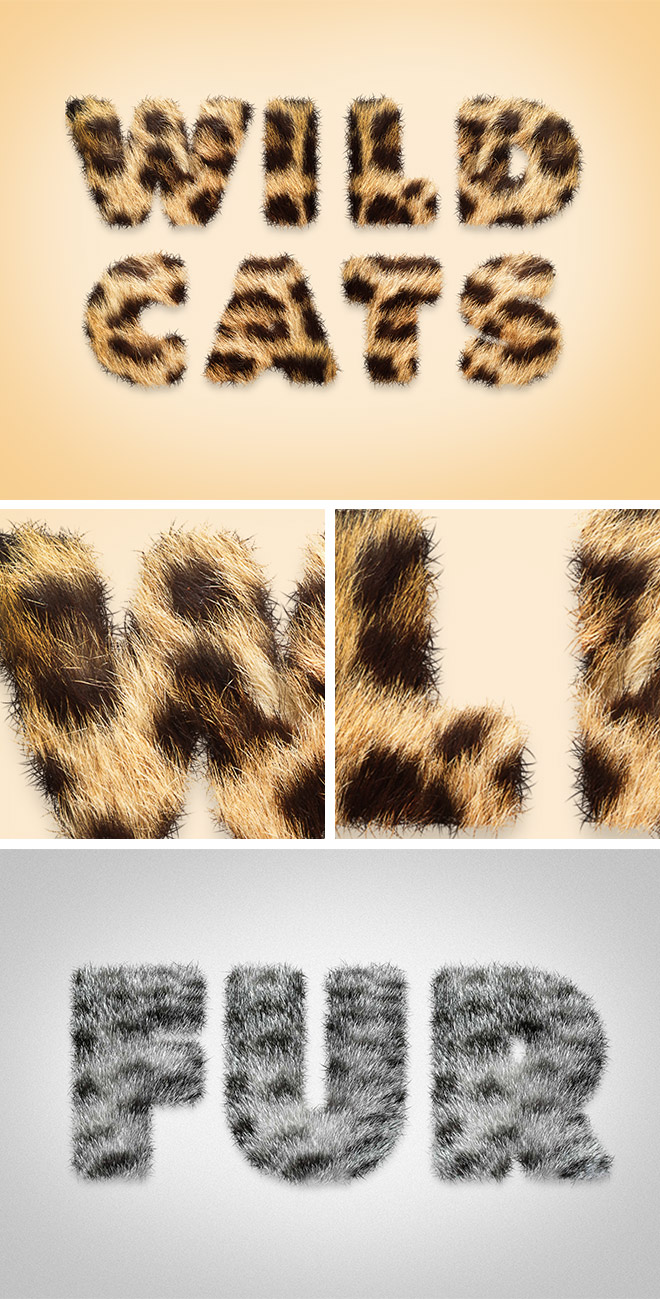 How to Create an Animal Fur Text Effect in Adobe Photoshop