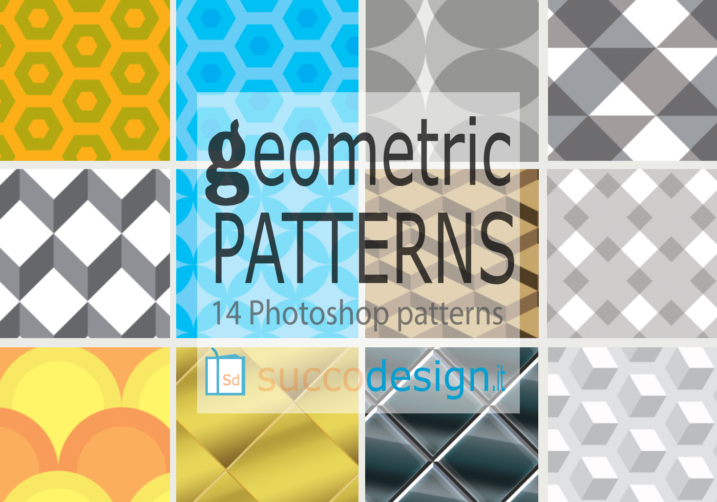 14 High Resolution Geometric Patterns