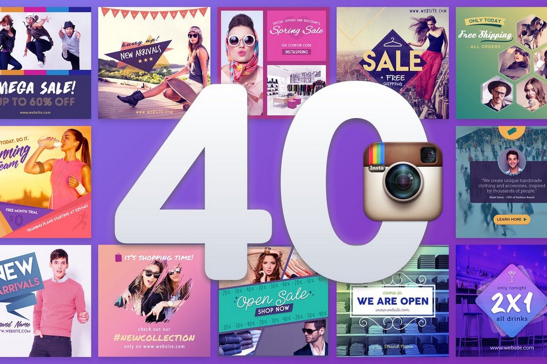 40 Multipurpose Instagram Post Templates