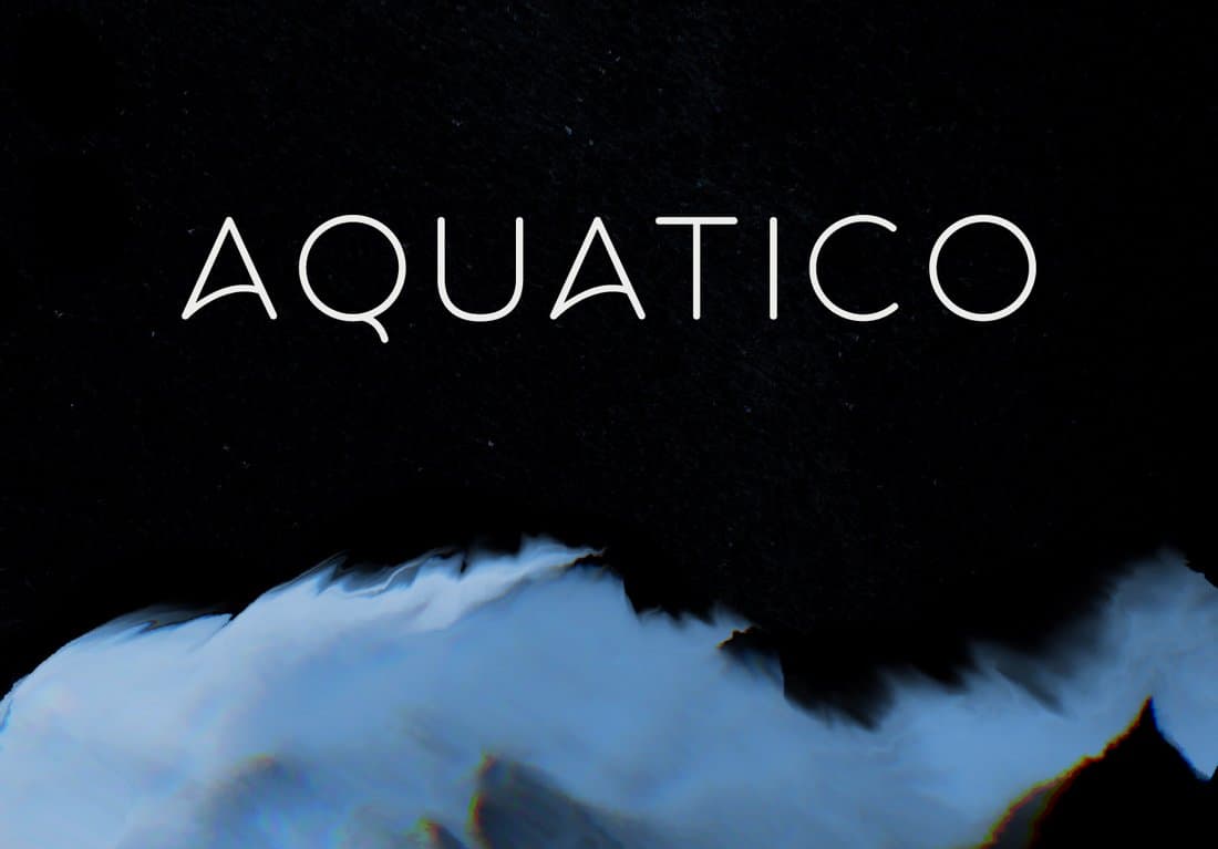 Aquatico - Free Stylish Typeface