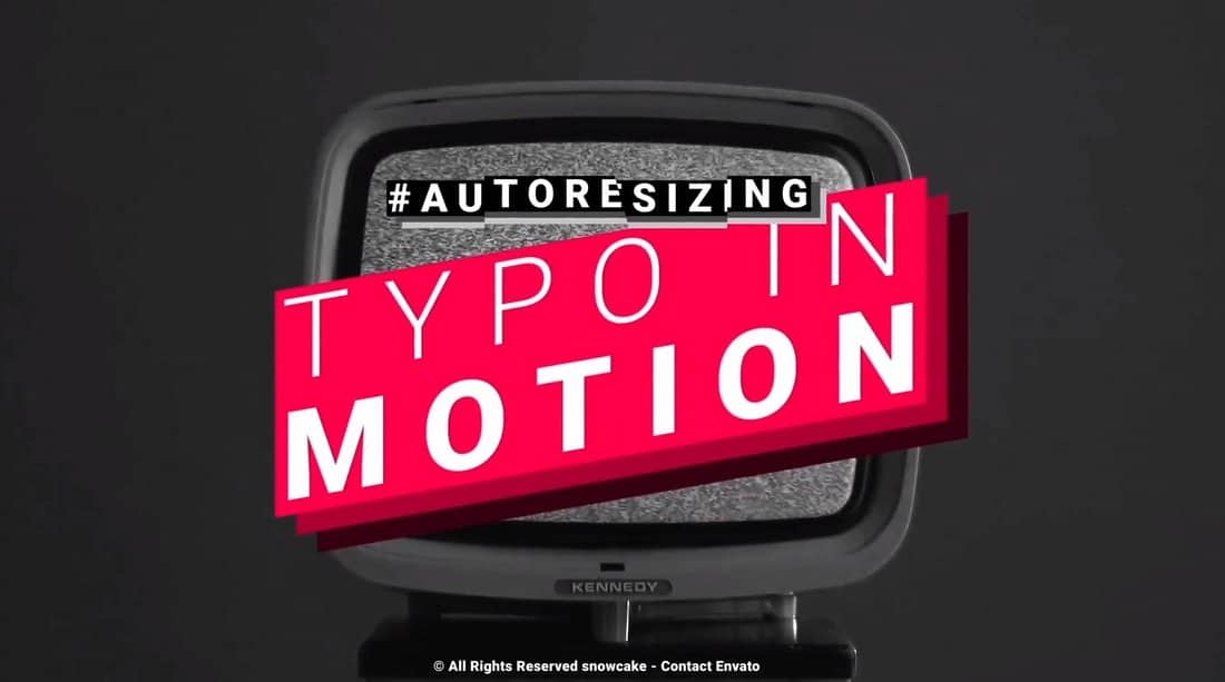 Autoresizing Typo - Titles And Lower Thirds Templates