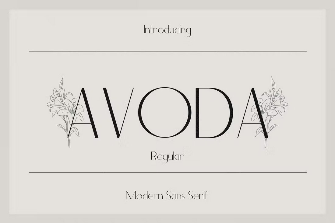 Avoda - Modern Clean Font