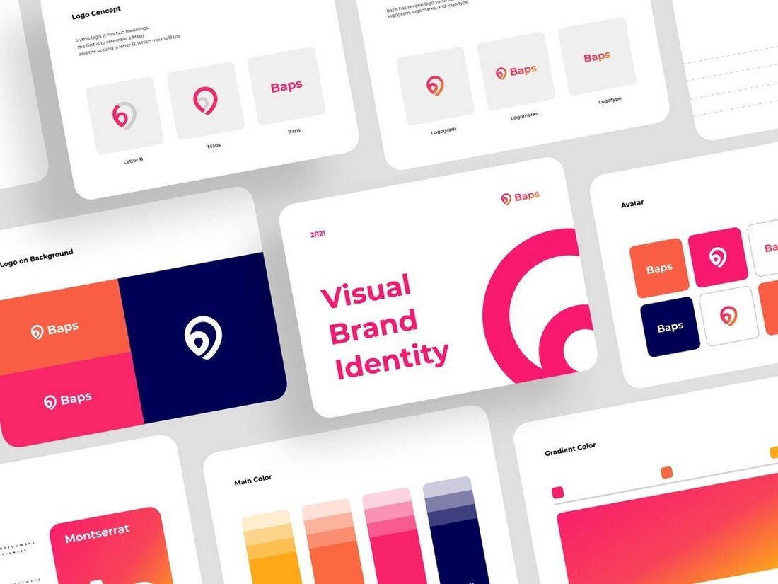 Baps - Free Visual Identity Guidelines Template