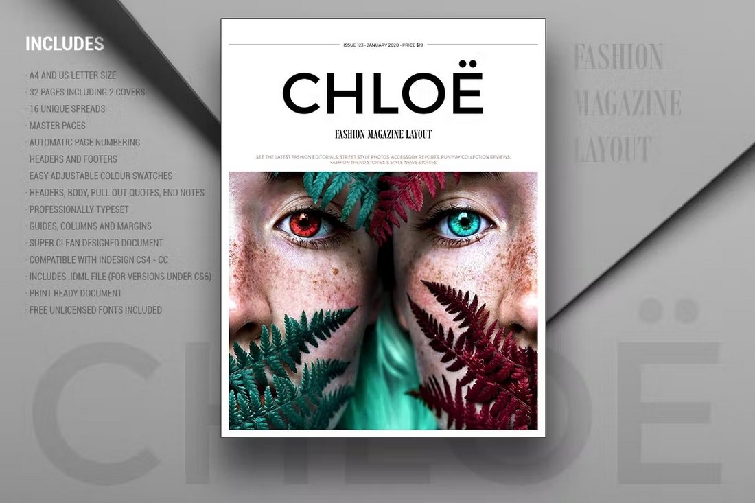 CHLOË - InDesign Fashion Magazine Template