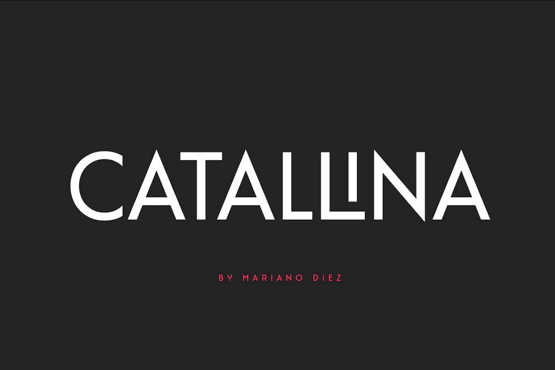Catallina - Free Clean Art Deco Font