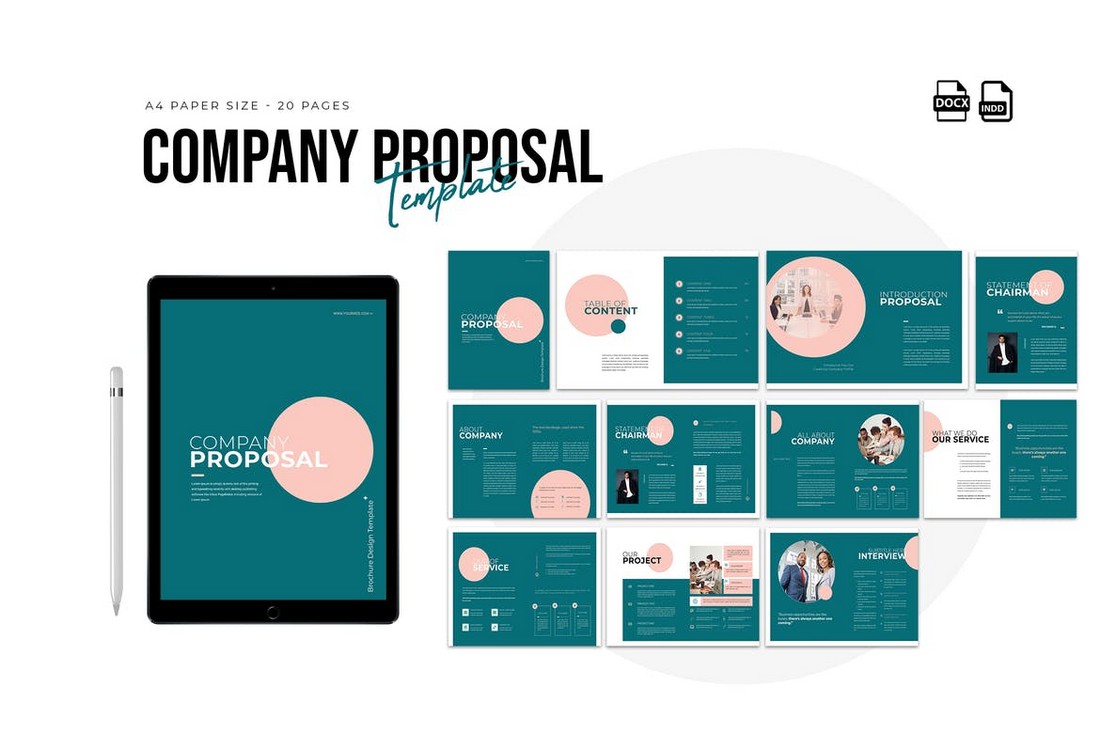 Company Profile & Proposal Word Template