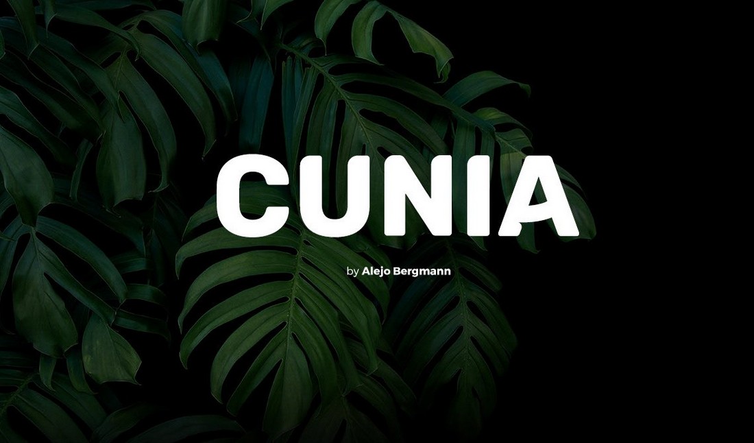 Cunia - Free Bold Title Font