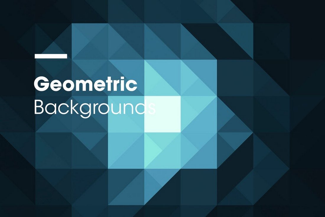 Dark Geometric Backgrounds