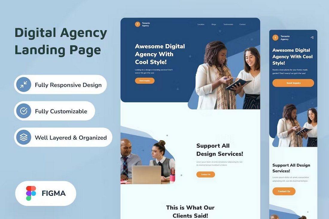 Digital Agency Figma Website Template