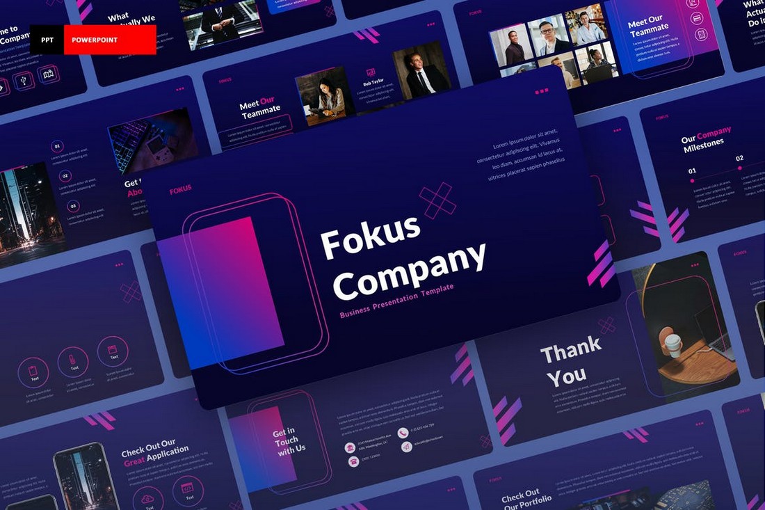 Fokus - Corporate Powerpoint Template