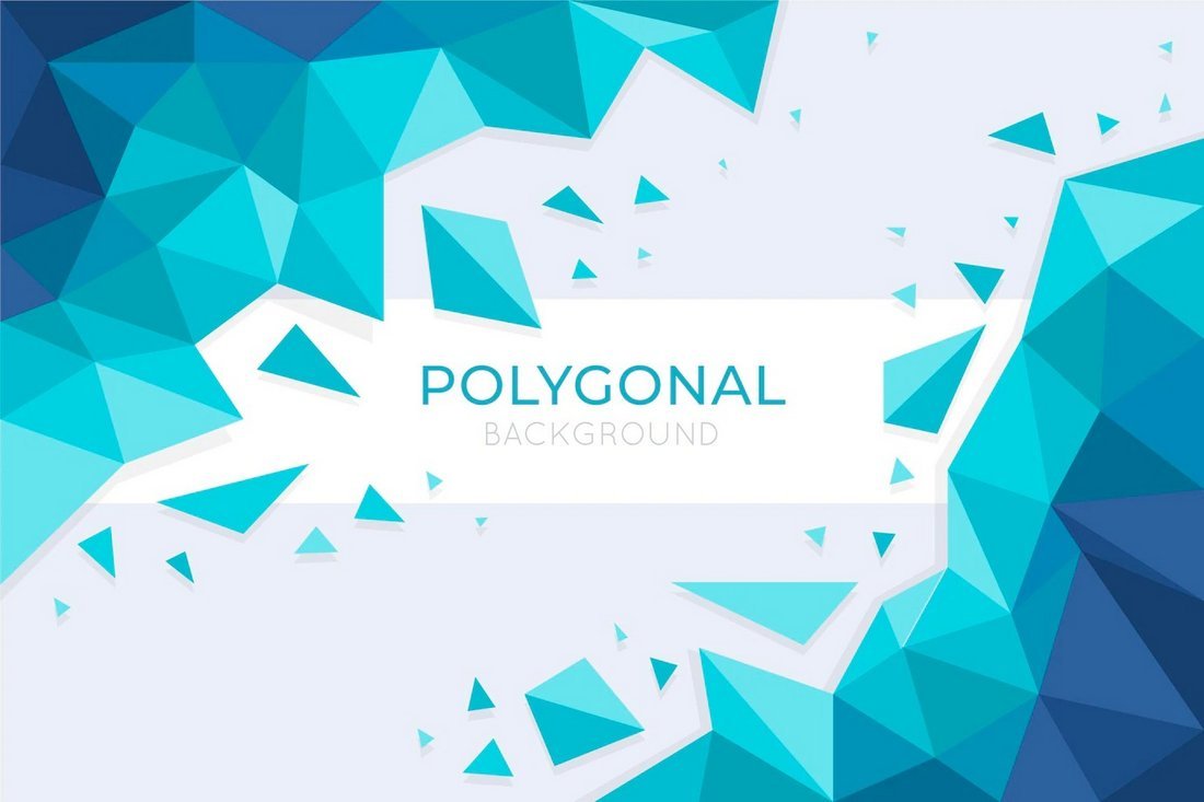 Free Polygonal Backgrounds EPS