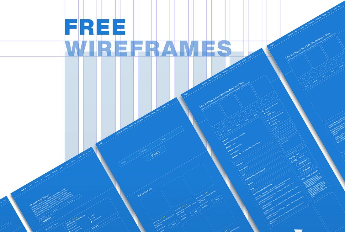 Free Wireframes Kit Adobe XD Template