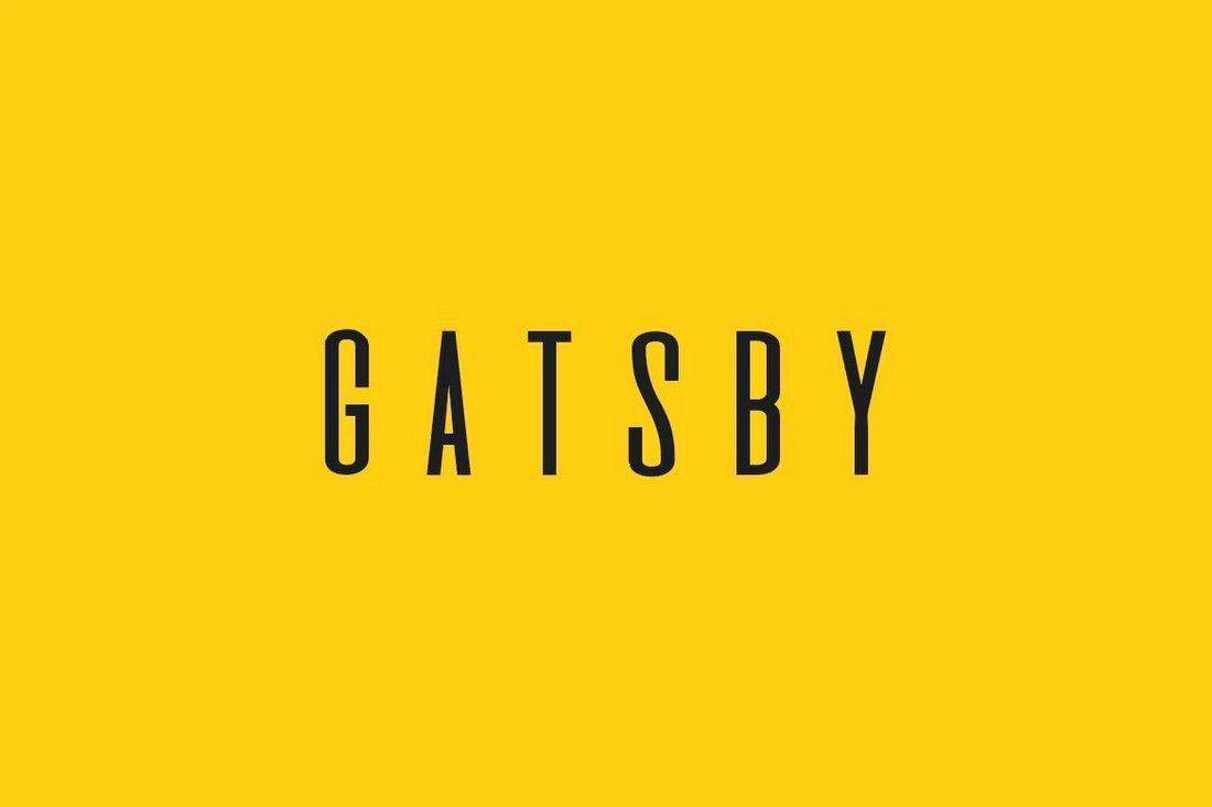 GATSBY - Clean Headline Font
