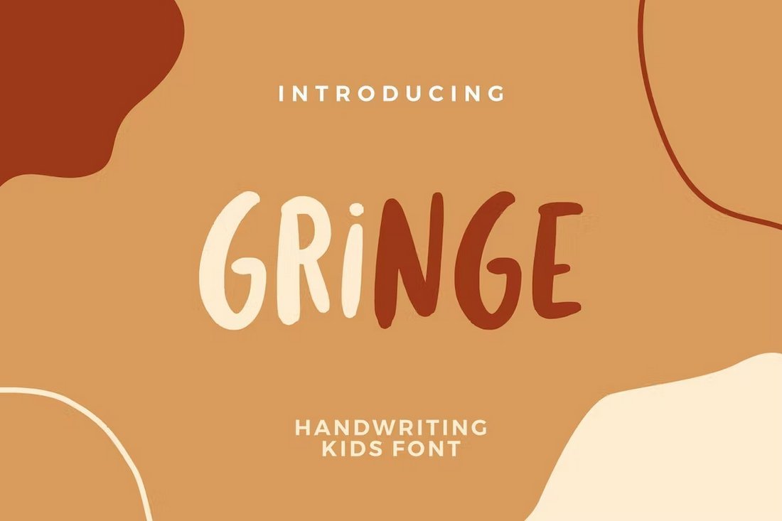 Gringe - Creative Handwriting Font